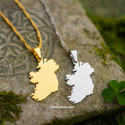 Ireland Outline Necklace