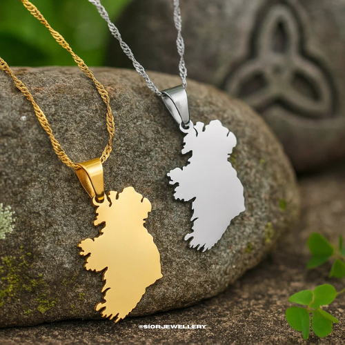 Ireland Outline Necklace